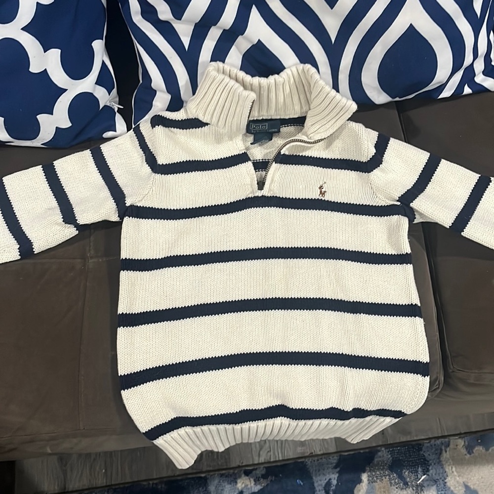Boy, Polo by Ralph Lauren, 1/4 zip sweater